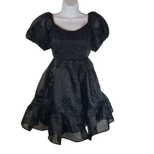 Thorn & Fable black lolita gothic Whimsigoth dress